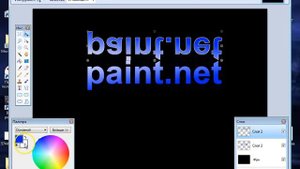 PAINT.NET. Зеркальное отражение