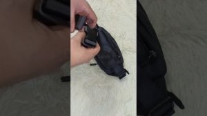 Сумка мужская женская через плечо, бананка, чёрная зеленая, спортивная, поясная, барсетка для отдых