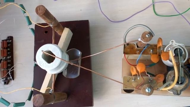 Разряд высоковольтный в ионном поле