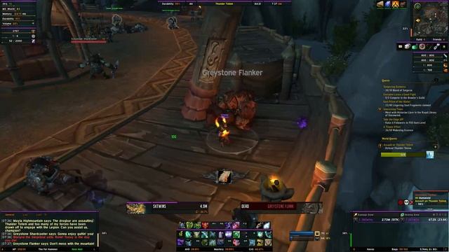 Assault on Thunder Totem | Quest | World of Warcraft: Legion | Patch 7.3.2 смотреть онлайн