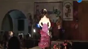 La Roda Desfile trajes de Flamenca Plaza Abastos 2013