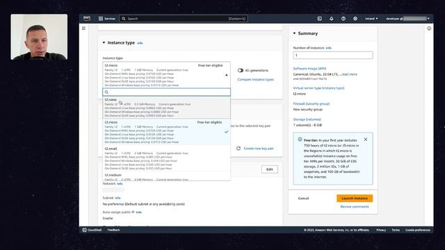 Как создать EC2 instance