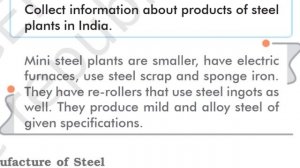 Iron and steel Industries /manufacturing  industries /class10/ch6/ part 8