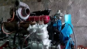 ТРАКТОРНЫЙ-ЗиЛ/ Установил двигатель СМД-22 и навесное на раму ЗиЛ!