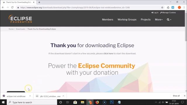How to Install Eclipse IDE and Java JDK 12 on Windows 10? смотреть онлайн