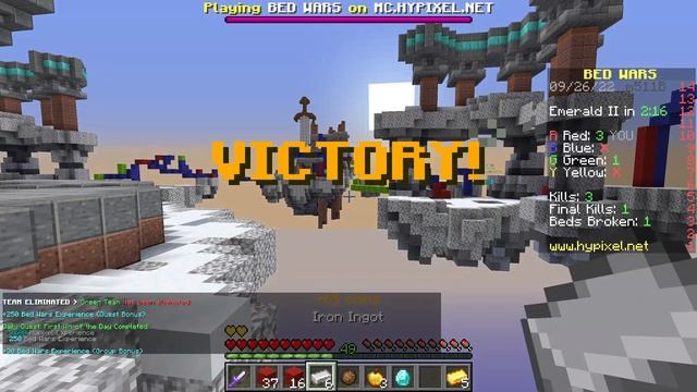 Фаербол комбо (Minecraft: BedWars) смотреть онлайн