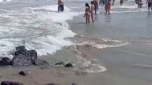 опасное море волна #тягун | купаться запрещено