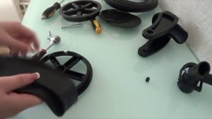 Замена покрышки / камеры на детской коляске переднее колесо