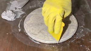 Scagliola (оселковый мрамор).