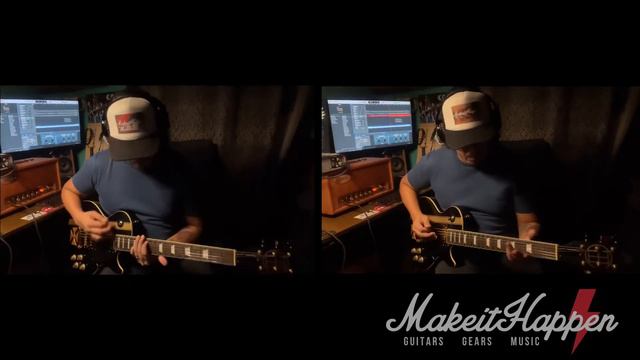 Custom Works: Deviser L-G9 Golden Cross Custom + Siochi Kalibre 5 Amp “Slither” cover backing track смотреть онлайн