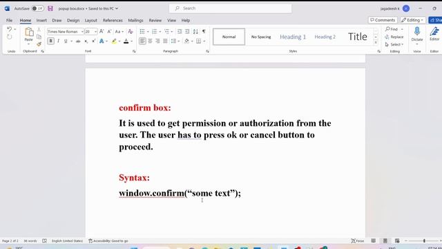 Popup Box in JavaScript | Alert Box, Confirm Box, Prompt Box in JavaScript