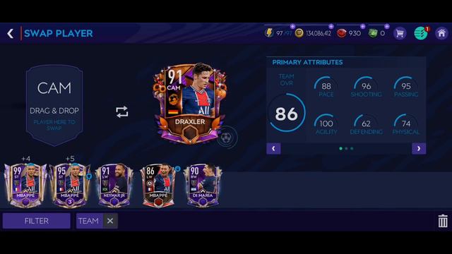 100 MILLION+ BEST POSSIBLE PSG SQUAD BUILDER | TEAM UPGRADE | FIFA MOBILE 21 SQUAD BUILDING | смотреть онлайн