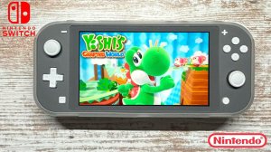 Yoshi`s Crafted World Nintendo Switch Lite Gameplay