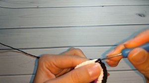 Вяжем глазки пандочки Няши