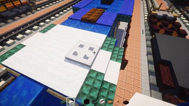 Minecraft CSX EMD SD40-2 Locomotive Tutorial смотреть онлайн