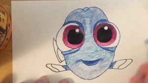 Drawing Cute Baby Dory from Finding Dory/Speed Drawing