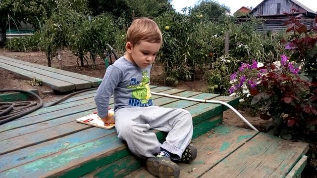 Стихотворение Владимира Орлова "Живой букварь", Всеволод Потапенко, 4 года