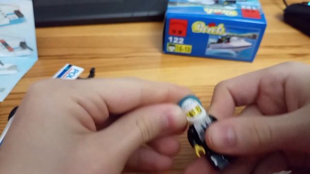 обзор на китайское лего [ENLIGHTEN 122 моторная лодка] смотреть онлайн