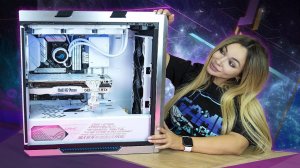 Белая сборка ПК в Asus ROG Strix Helios GX601 White