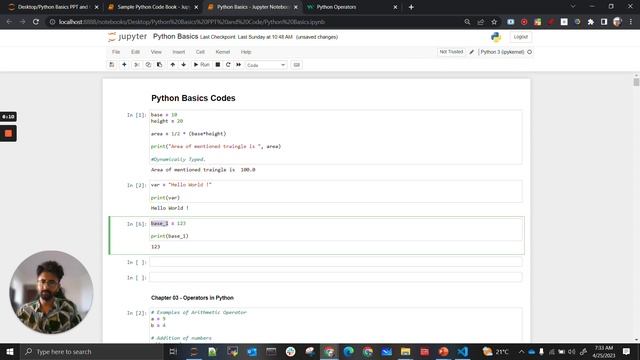 Chapter 3 - Python Identifiers & Operators