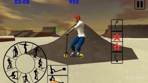 учусь сальто на самокате