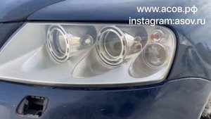 Volkswagen Touareg 1. Замена линз на светодиодные. Тула.