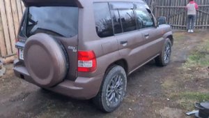 Покрасил Mitsubishi pajero io в раптор