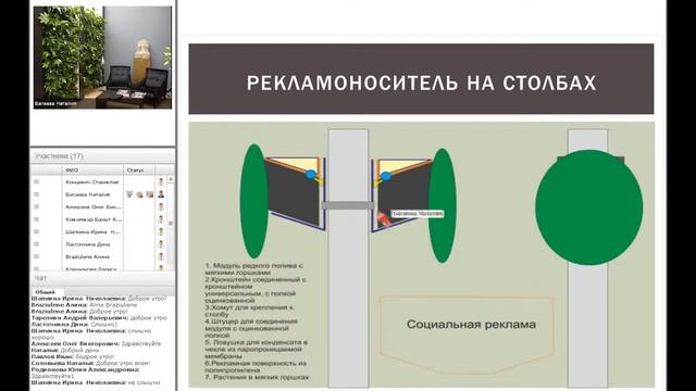 4 Новый вид рекламоносителя на столбах на базе фитомодулей редкого полива смотреть онлайн