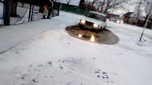 Такси застряла