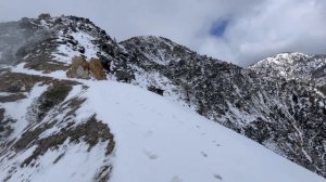 Hiking the Devil’s Backbone trail after a snowstorm