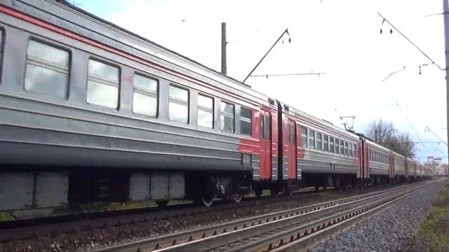 Электропоезд ЭД4М-0102 сообщением "Москва Савёловская - Лобня" смотреть онлайн
