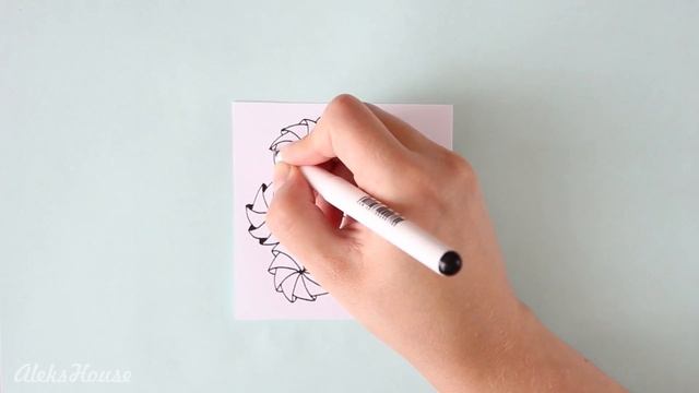 Zentangle step by step tutorial #29 смотреть онлайн