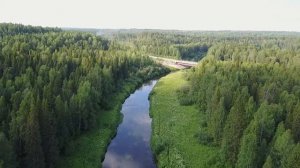 Северная природа бесподобно красива.Речка Пожег в Республике Коми