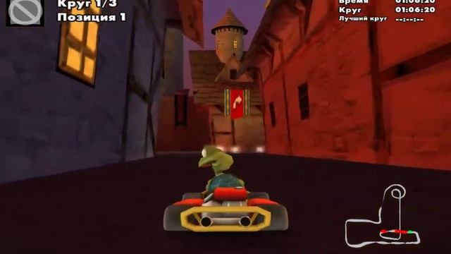 Прохождение Moorhuhn Kart 2 №2 смотреть онлайн