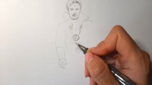 Как нарисовать Доктора Стрэнджа/How to draw DOCTOR STRANGE Step by step