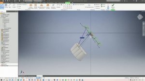 Моделирование в Autodesk Inventor | 3D-эскиз. Разветвитель usb, сгиб #3