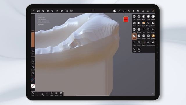 3D Sculpting on iPad Pro