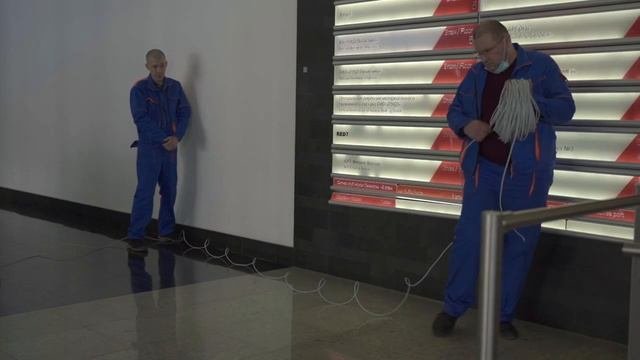 Монтаж тепловизоров Dahua в бизнес центре