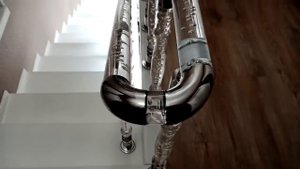 Акриловые балясины А6 с прозрачным поручнем