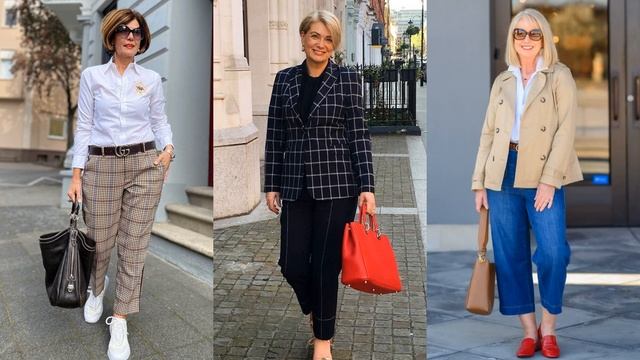 МОДНЫЕ БРЮКИ ВЕСНА 2023 ДЛЯ ЖЕНЩИН 50+ смотреть онлайн