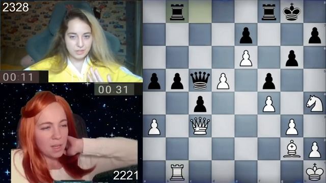ВОТ ЭТО ИГРА! ВОТ ЭТО ДАВЛЕНИЕ! // NM ДАРЬЯ ХОХЛОВА vs WFM  ЯНА ГОГАНОВА // ПАРТИЯ № 1