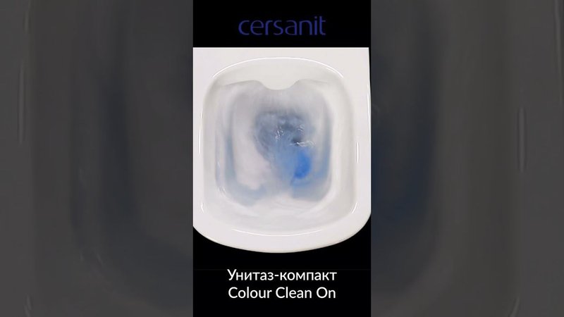 Тест-драйв унитаза Colour бренда Cersanit #ремонт #сантехника #cersanit