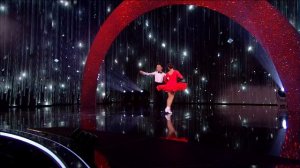 Dinky dancing duo Lexie and Christopher DAZZLE in the Semi-Finals! | Semi-Finals | BGT 2018