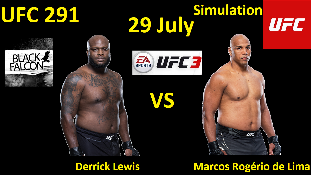 Деррик Льюис против Маркоса Рожерио де Лимы БОЙ В UFC 3/ UFC 291