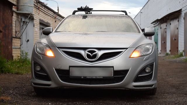 ДХО (DRL) Mazda 6 gh в зоне поворотника смотреть онлайн