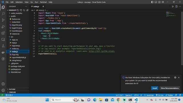 2023 | Ultimate React JS Course | Project No.2 Setup + Intro | NewsAPI App | Class Based Component