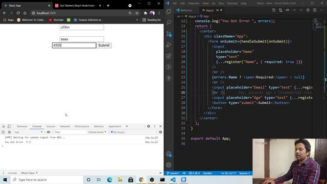 React-Hook-Form in React JS for Absolute Beginners and Advance