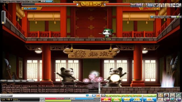 MapleStory Europe - Level 161 High-Dex Hero vs Mu Lung Dojo (Round ~31) [After Chaos] смотреть онлайн