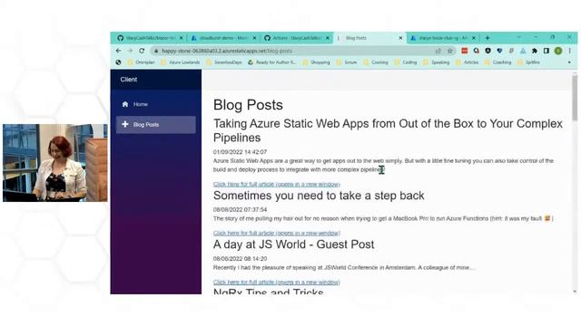 Azure Static Web Apps - From Zero to Deployed App In 60 Minutes смотреть онлайн