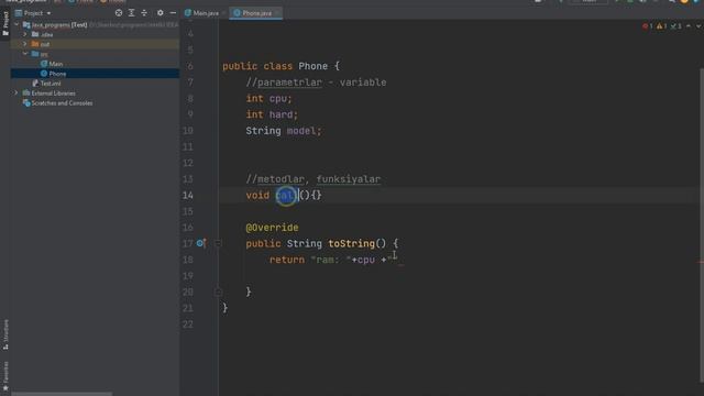 2 - Java OOP. Obyektlar yaratish смотреть онлайн